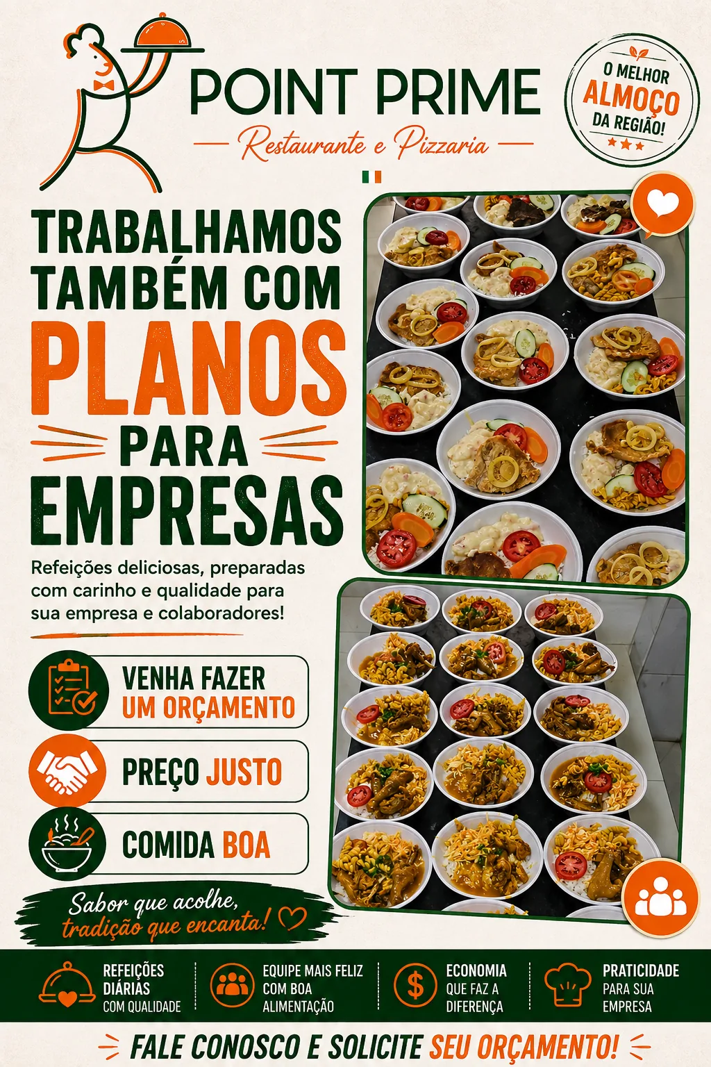 Planos de refeições para empresas